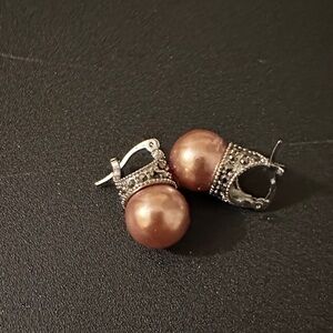Elegant Pearl Drop Earrings